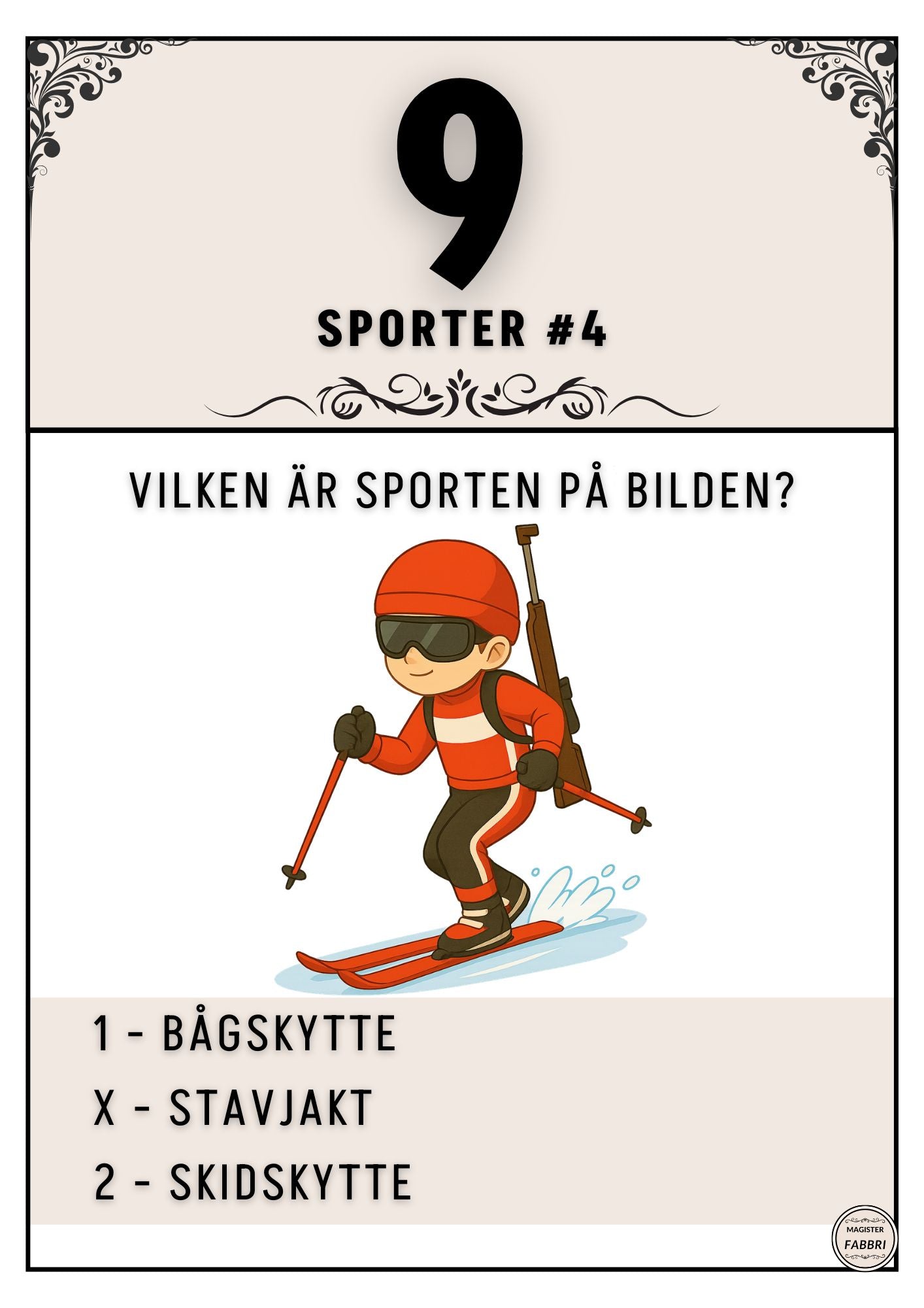 Sporter #4 - Tipspromenad