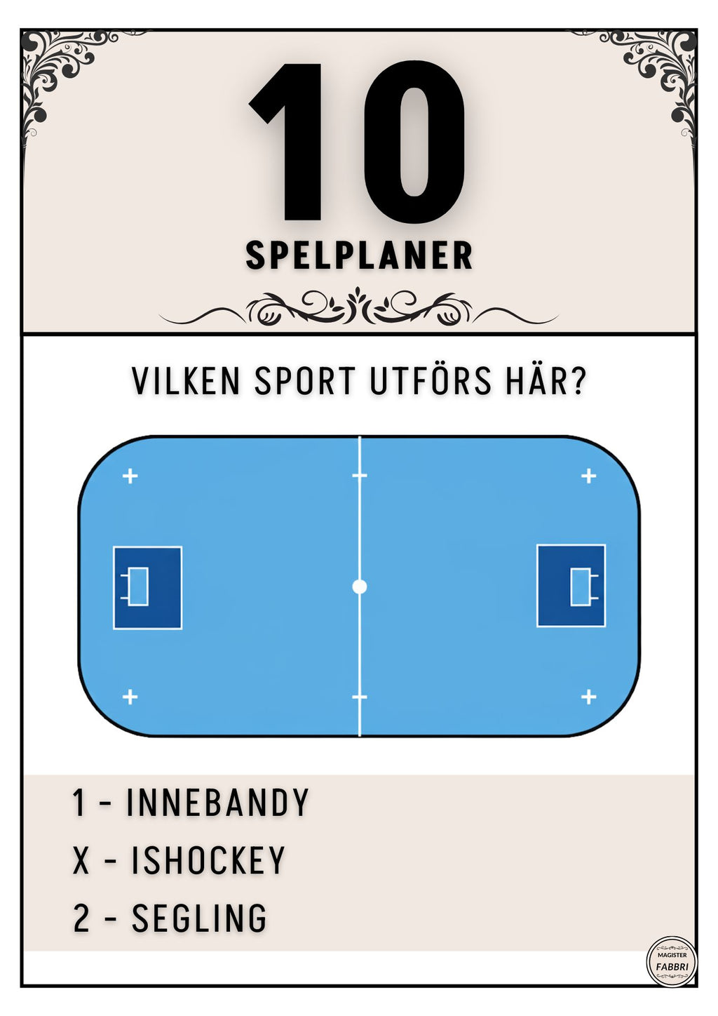 Sporter #5 (Spelplaner) - Tipspromenad