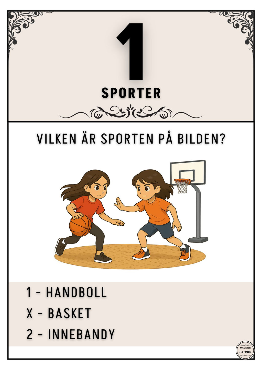 Sporter #1 - Tipspromenad