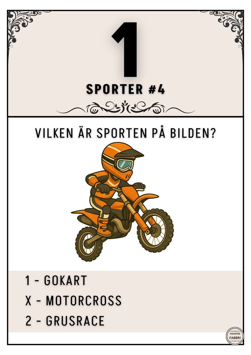 Sporter #4 - Tipspromenad