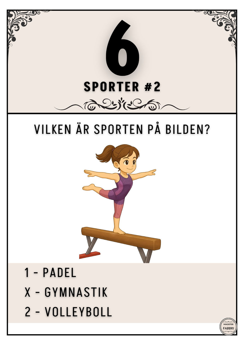 Sporter #2 - Tipspromenad