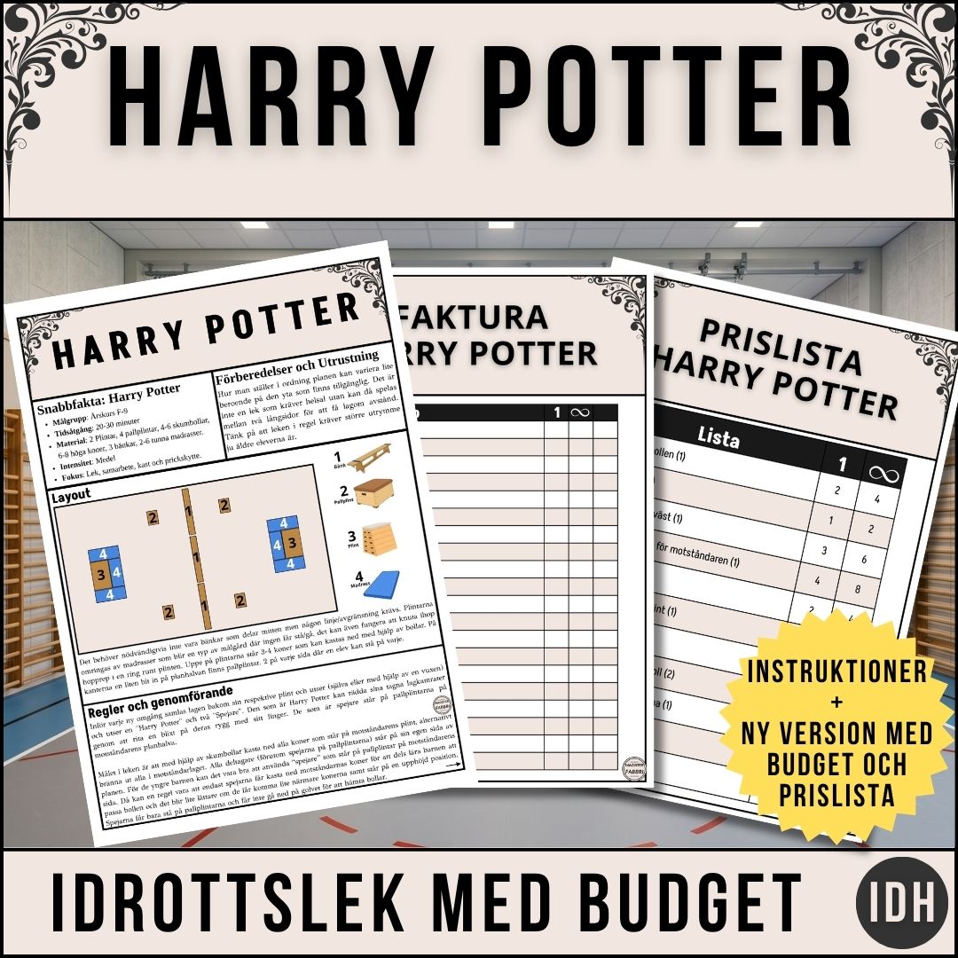 En ny twist på klassiska idrottsleken Harry Potter
