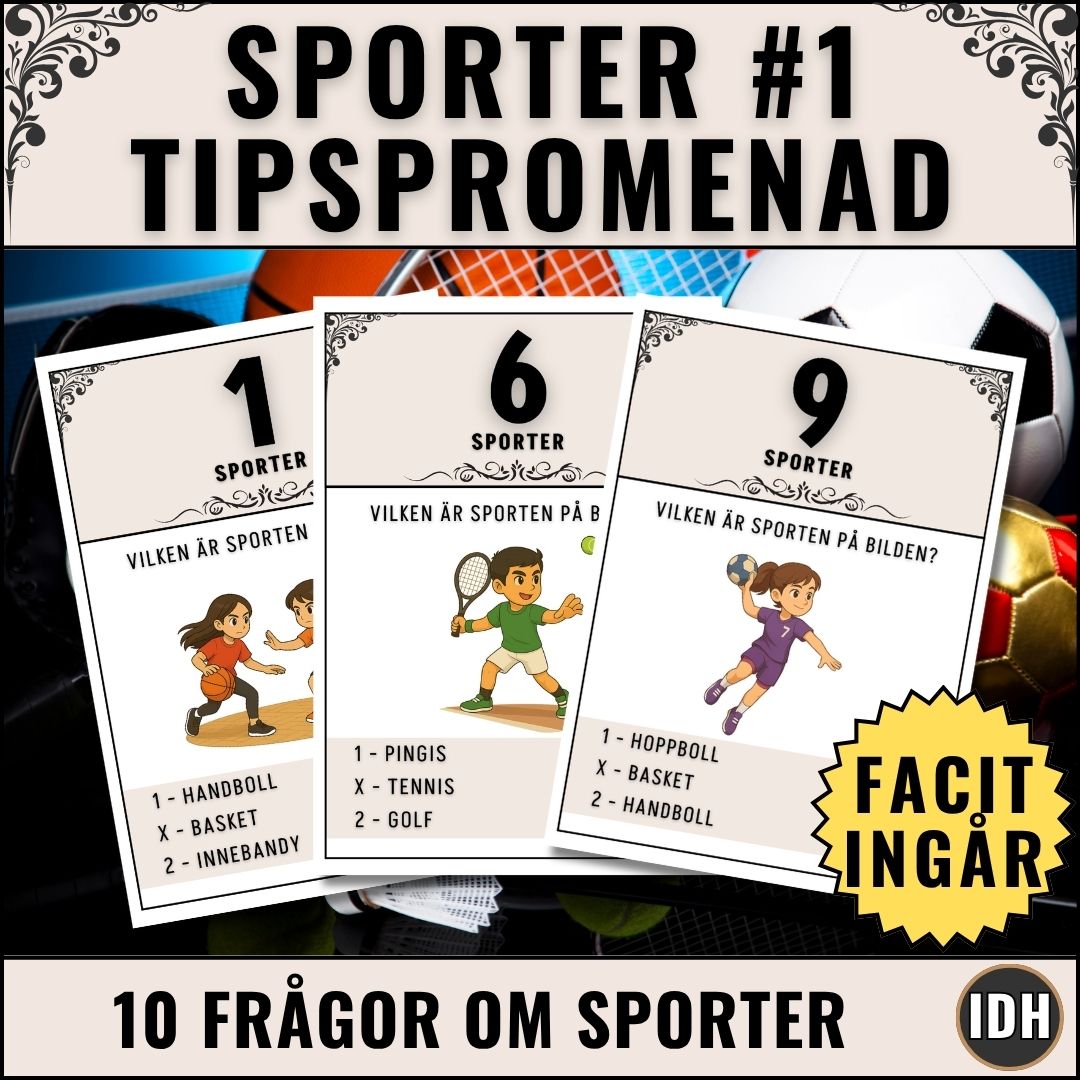 Sporter #1 - Tipspromenad