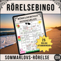 Rörelsebingo Sommarlov – 25 roliga utmaningar för barn
