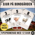 Djur på Bondgården – Tipspromenad
