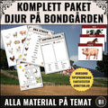 Djur på bondgården – Komplett paket
