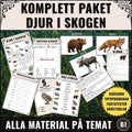 Djur i skogen – Komplett paket