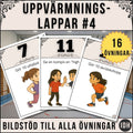 Uppvärmningslappar 4 – 16 övningar att starta lektionen med