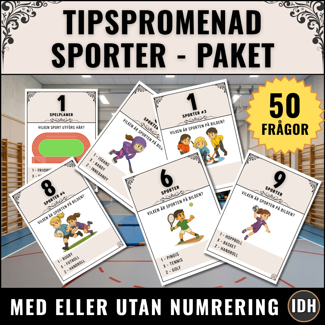 Sportpaket - Tipspromenader