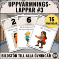 Perfekt uppvärmning för idrottslektionen med 16 uppgifter. Rörelseglädje och pulshöjande aktivitet